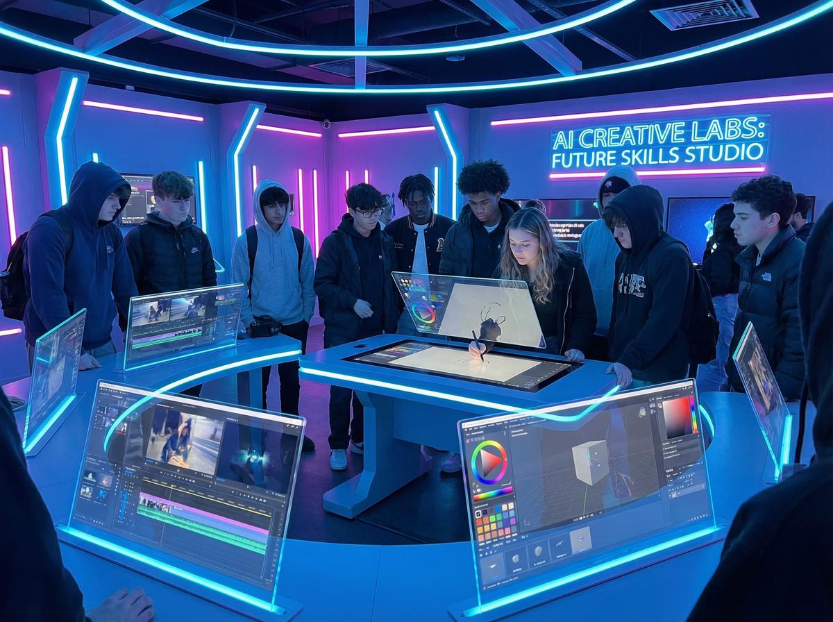 蘑菇视频AI潮流创作工具界面展示